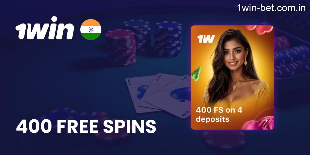 400 Free Spins on Your First 4 Deposits in 1win India