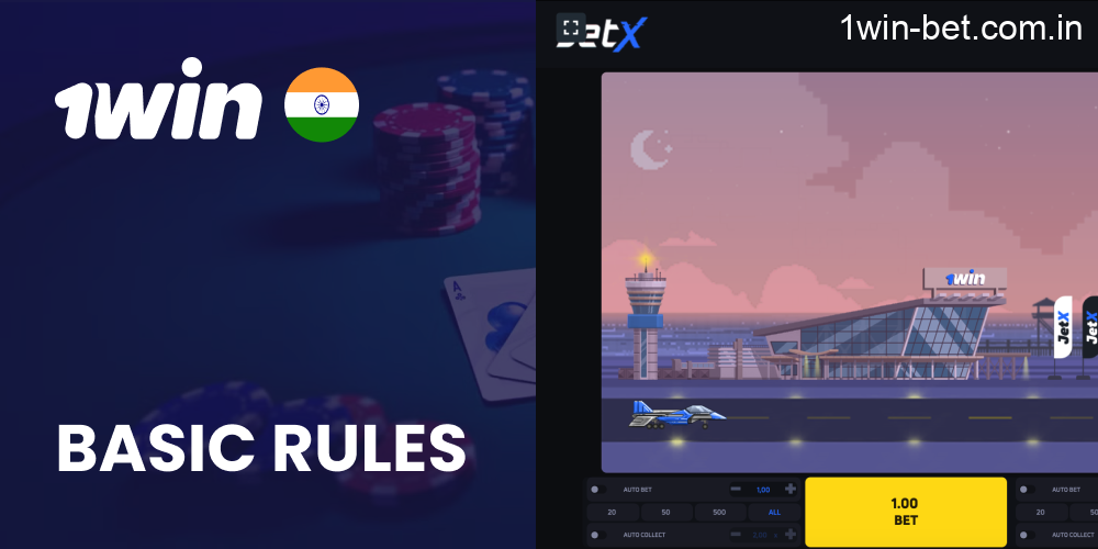 Basic JetX for Indian Gamblers in 1win