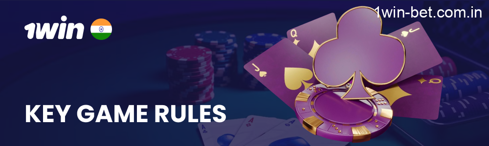 Key Game Blackjack Rules in 1win India