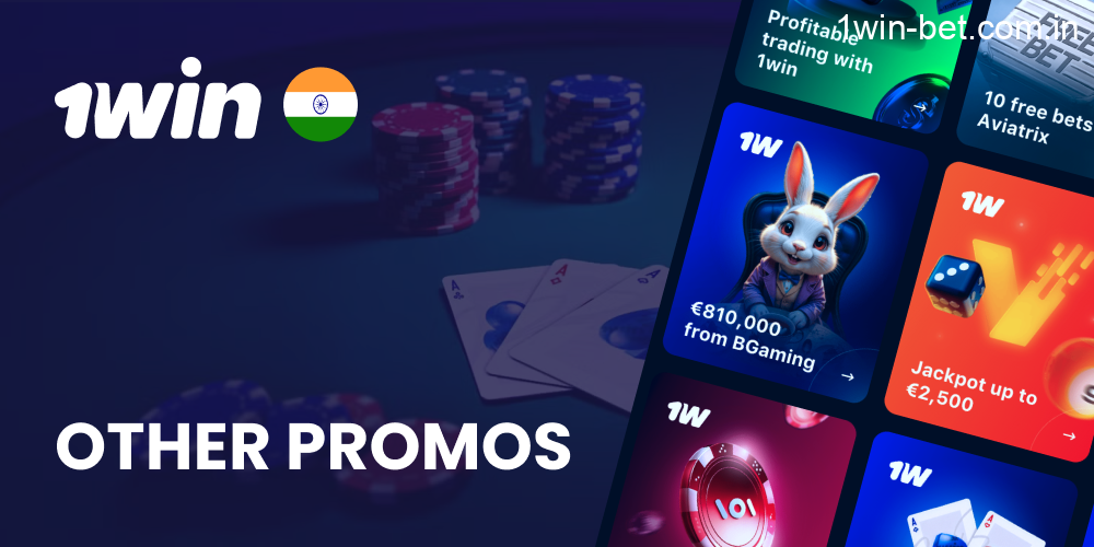 Other Promotions for Indian Gamblers of 1win