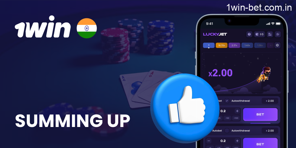 Summing Up about 1win Lucky Jet Game