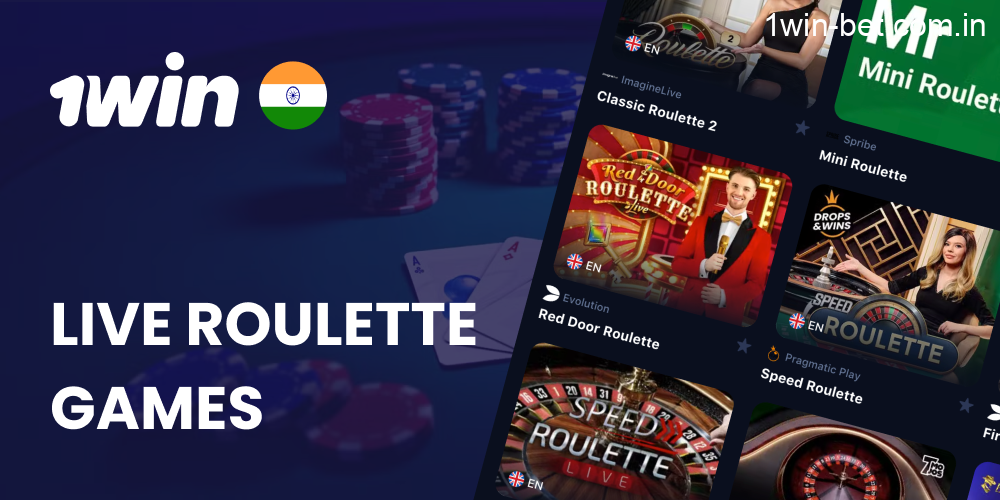 Live Roulette Games in 1win India