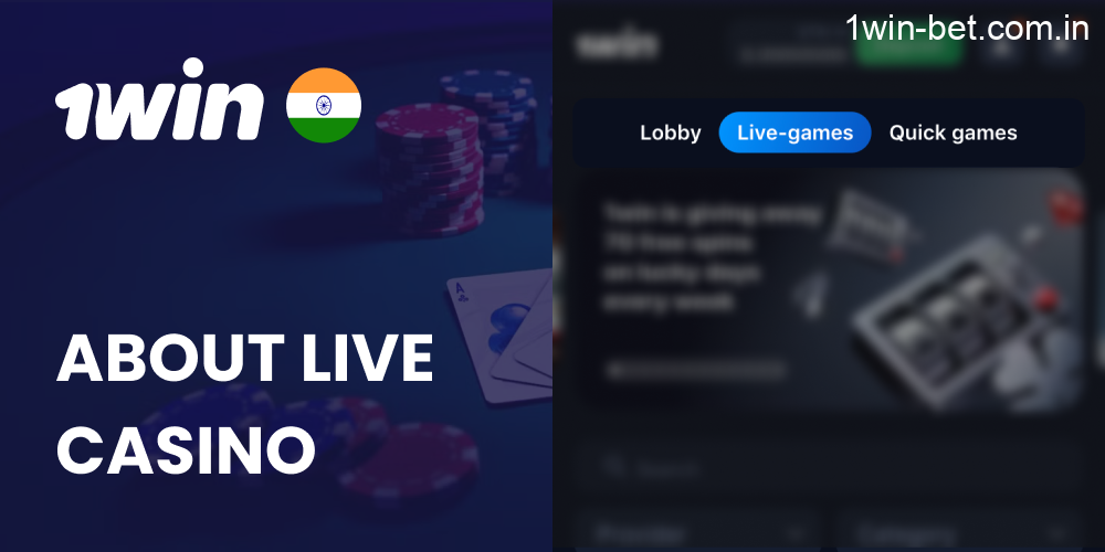 About Live Casino for Indian Players in 1win